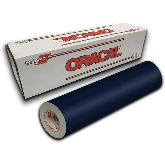 Oracal 651 Permanent Self-Adhesive Premium Craft Sticker Vinyl 24" x 50ft Roll - Deep Sea Blue