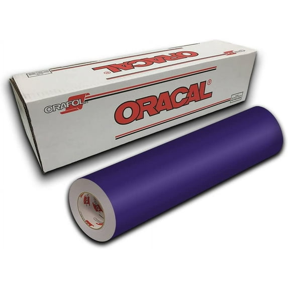 Oracal 651 Permanent Self-Adhesive Premium Craft Sticker Vinyl 24" x 50ft Roll - Purple