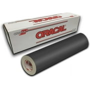 Oracal 651 Permanent Self-Adhesive Premium Craft Sticker Vinyl 24" x 5ft Roll - Dark Grey