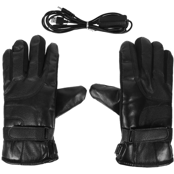 KALLORY Leather Gloves For Cold Weather For Men And Women 1 Pair 10.2*4.7*2.0In