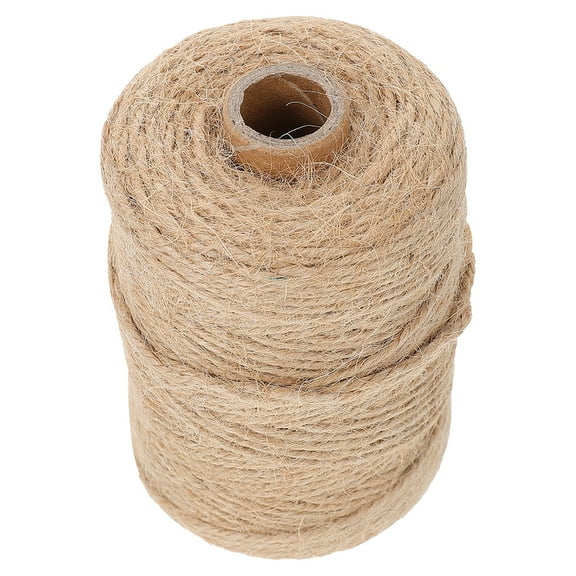 Oraceous 1 Roll Jute Twine Jute Rope Twine Rope Packing String Industrial Packing Materials for DIY Crafts Gift Wrapping Bundling Gardening Application 3mm