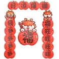 Oraceous 1 Set Chinese New Year Couplets Festival Door Couplet 2024