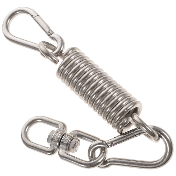 Oraceous 1 Set Heavy Duty Hammock Hanging Kit Hammock Hooks Carabiners Spring Tool