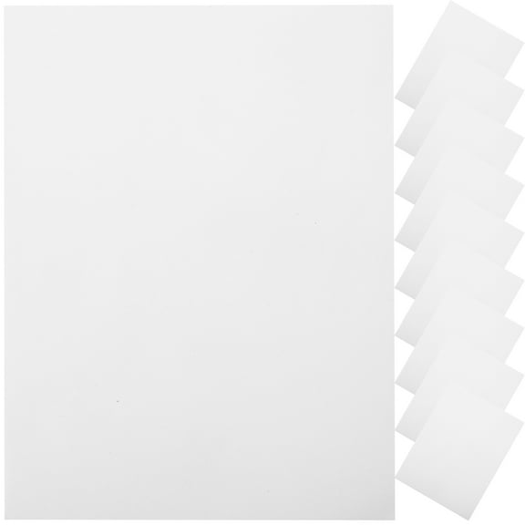 Oraceous 10 Sheets Square Stickers Paper Double Sided Adhesives Square Stickers Paper No Traces Adhesive