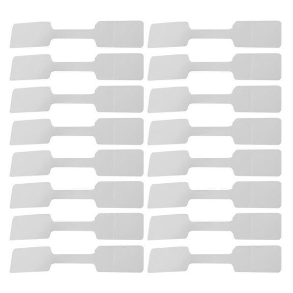 100Pcs White Price Label Tags Stickers for Jewelry Rings Display DIY Supplies