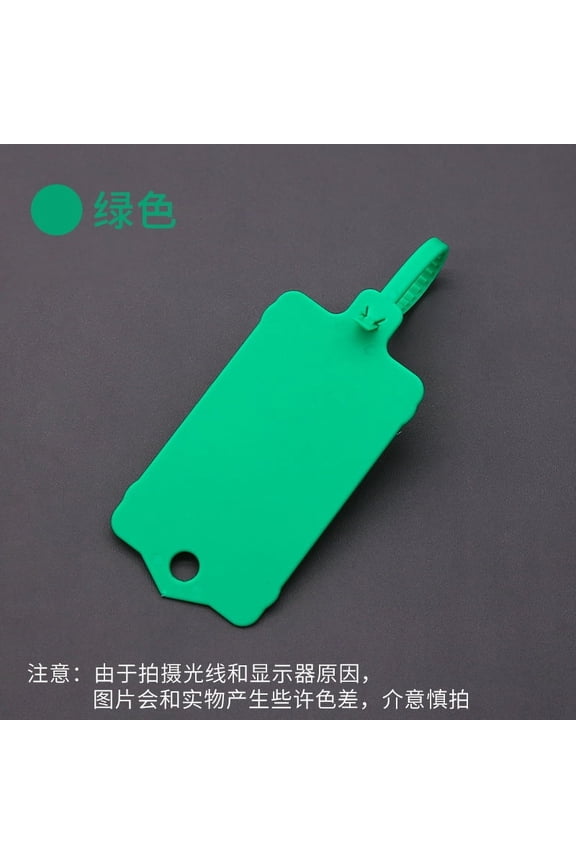100pcs Plastic Shipping Tags Waterproof Labels Writable Hanging Tags with Sealing Strap Cable Tie Tags Label for Keys Luggage Logistic Inventory