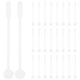 thumbnail image 1 of KALLORY Swizzle Sticks Transparent Plastic 100Pcs 3.93X0.47X0.08in For Coffee Shop Use, 1 of 10