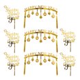 thumbnail image 1 of Oraceous 10pcs Happy New Year Baking Cake Decoration Acrylic Cupcake Pick Party Supplies (5pcs Golden Archway, 5pcs Golden Happy New Year), 1 of 11