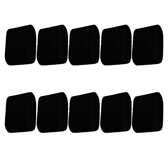 Oraceous 10pcs Pillow Bracelet Watch Pillow Jewelry Displays Pillow Flannelette Holder ( Black )