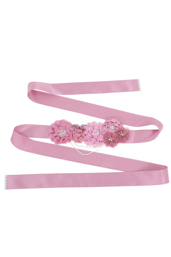 Decorative Sash Belt for Women Pink 1Set