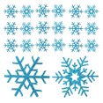 thumbnail image 1 of Oraceous 20pcs Sew On Fabric Patches Snowflake Embroidery Patches For Clothing Diy Crafts Winter Theme Appliques For Clothes And Accessories, 1 of 10