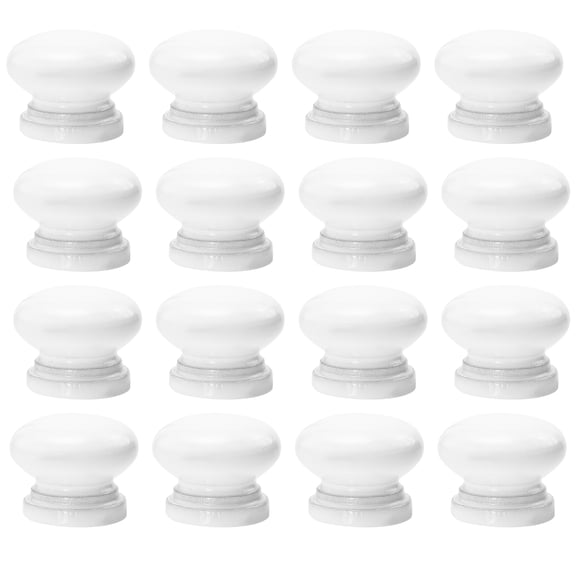 KALLORY Wood Modern Cabinet Pull Smooth Surface for DIY Enthusiasts 20Pcs 0.94x0.94x0.86In