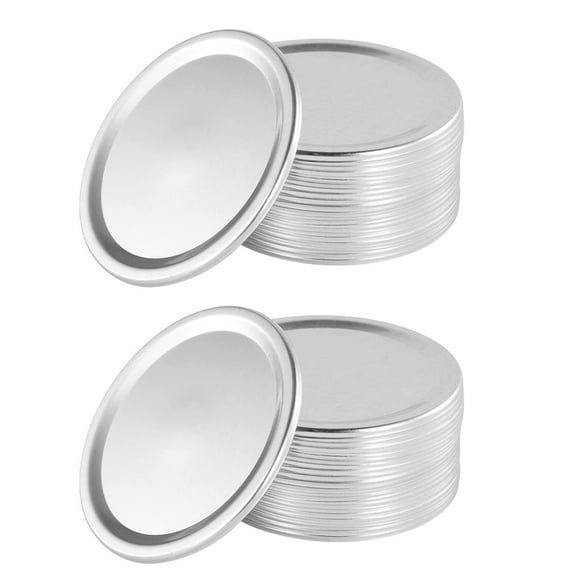 Oraceous 24PCS Metal Canning Lids Regular Mouth 70mm, Metal Jars Lids for Jars Canning With And Airtight Seal Features for Canning, Jams, Fruits, Diy