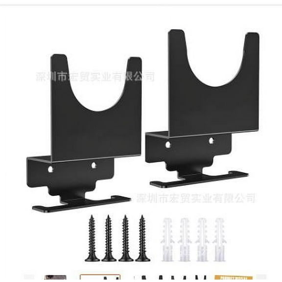 Oraceous 2pcs Angle Polisher Wall Mount Bracket Holder Rack for Storage and Secure Polisher Stand Accessories