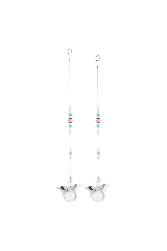 2-Piece Butterfly Pendant Set, Design, Stylish Jewelry Accessories, 15.4x2.4x1.2 Inches