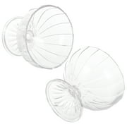 Oraceous 2pcs Plastic Dessert Cups Ice Cream Cups Party Cocktail Toasting Cups