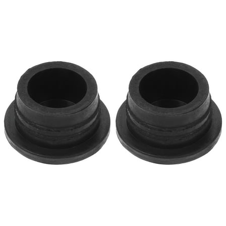 KALLORY Rubber Swimming Pool Ladder Bumpers Black 2Pcs 2.36x2.36x1.26in