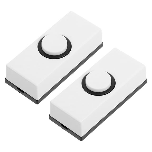 Oraceous 2pcs Vintage Wall Mounted Door Bell Push Button Doorbell Switch Push Button Waterproof Switch Universal Garage Door for Home