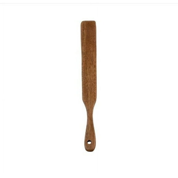 Oraceous 2pcs Wood Sourdough Spurtles Wood Spurtles Spatula Stir Stick Sourdough Mixer Tool Sourdough Spreader Kitchen Utensil For Cooking
