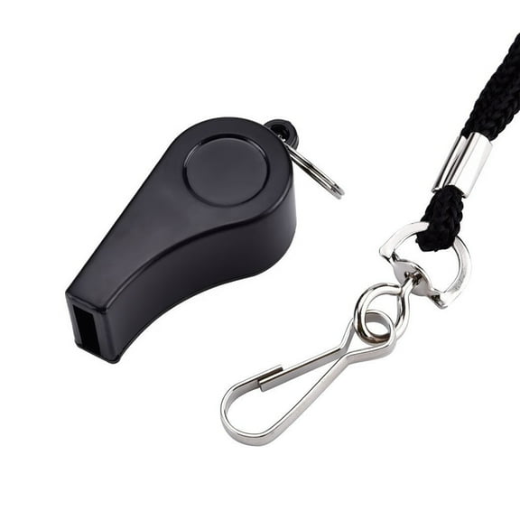 Oraceous 3PCS Emergency Whistle Training Whistle Set with Lanyard Coaches Whistle Referees Whistle Loud and Clear Plastic Whistles