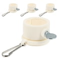 thumbnail image 1 of Oraceous 4 pcs Flag Pole Rings With Rotating Mounting Clips Metal Flag Pole Accessories Replacement Flag Pole Holder Rv Flag Pole Kit For Outdoor Use, 1 of 10