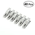 thumbnail image 1 of KALLORY Stainless Steel Clothes Peg Metal Clips Silver 40Pcs Multifunctional, 1 of 10