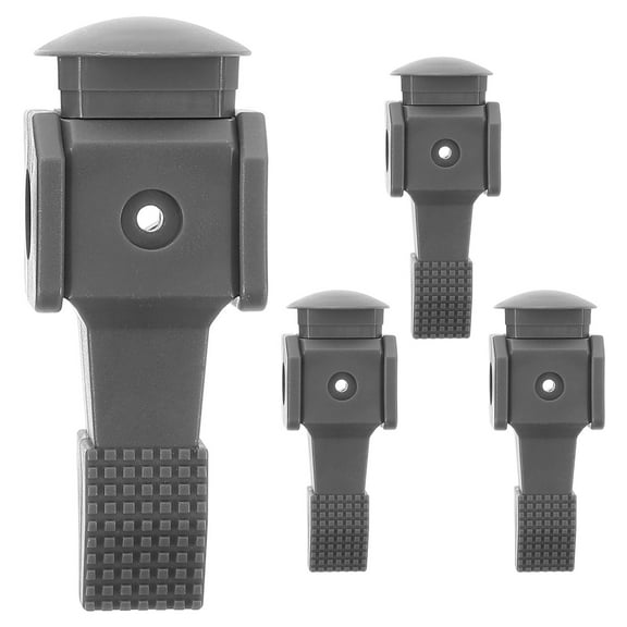 KALLORY Soccer Player Statue Grey for Casual Get-Togethers 4Pcs 4.0*1.3*1.3In