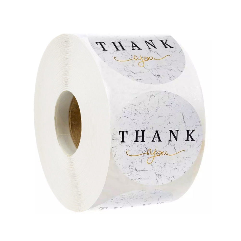 YPBEW Gift Tag Stickers - 60 Pcs, Square & Circle Shapes, For Thank You, Invitations, Crafts 1 thumbnail image