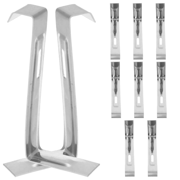 KALLORY Stainless Steel Tile Fix Clips Non-Slip for Harsh Weather Conditions 8pcs