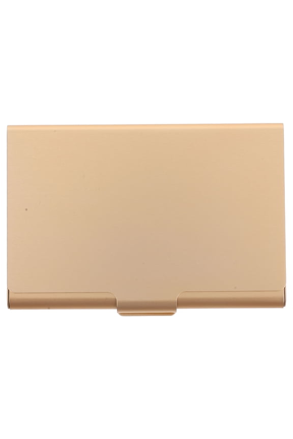 Aluminum Alloy Business Card Holder Id Card Case Name Card Pocket Credit Cards Wallet For Men And Women For Office And Travel