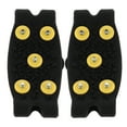 thumbnail image 1 of Oraceous Anti-Slip 5-Tooth Ice Cleats For Shoes Silicone Snow Grips Winter Walking Non-Slip Traction Cleats For Icy Roads Outdoor Shoe Covers, 1 of 10