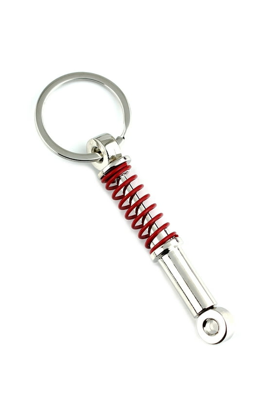 Car Modified Model Key Chain Mini Key Ring Decorative Keychain Gifts for Men (Red)