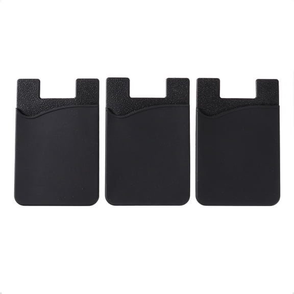 Oraceous Cell Wallet, On Holder for Case, Silicone ID Holder Compatible with Most of Smartphones