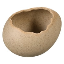 Oraceous Egg Dessert Bowl 220ml Ceramic Cracked Egg Shell Shaped Ice Cream Bowl Decorative Small Pudding Cup Cute Eating Bowl For Home Kitchen Party Decor