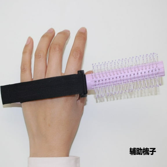 Oraceous Elderly Assistive Hair Brush Seniors Hair Comb Disabled Easy To Handle Roller Hair Comb For Daily Grooming And Hair Styling