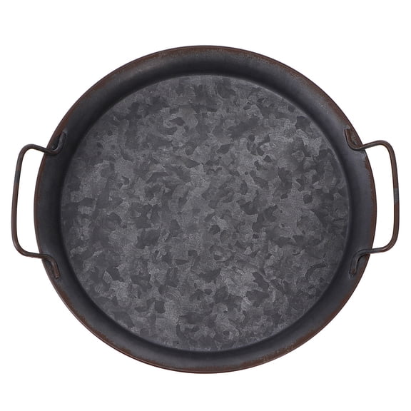 Oraceous Farmhouse Serving Tray with Handles, Decorative Centerpiece Tray for Coffee Table, Photo Props and Home Serving