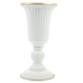 thumbnail image 1 of Oraceous Flower Arrangement Trumpet Vase Iron Art Striped Vase Wedding Centerpieces Vase, 1 of 11