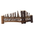 thumbnail image 1 of Masteelf Wooden Fence Decor Crafted with Durable Plastic in Coffee Color for Mini Landscape and Home Decoration 4.5 Inches, 1 of 10