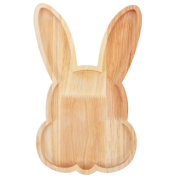 Oraceous Holiday Charcuterie Board Bunny Shaped Wood Serving Board Wood Cutting Board Kitchen Wooden Charcuterie Board Serving Platter For Cheese Food
