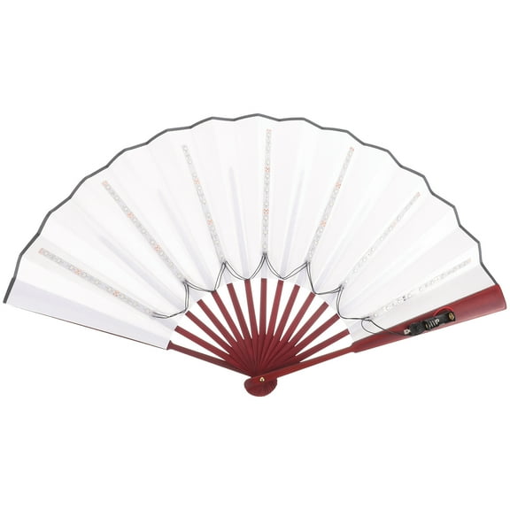 Oraceous Light Up Folding Fan LED Hand Fan Party Glowing Folding Fan Concert Festival Cheering Glowing Fan