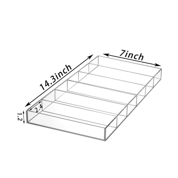 Oraceous Multipurpose Display Tray Glasses Organizer Tray Eyewear Storage Pan Eyeglasses Storage Case Eyeglasses Organizer Eyeglasses Storage Supply