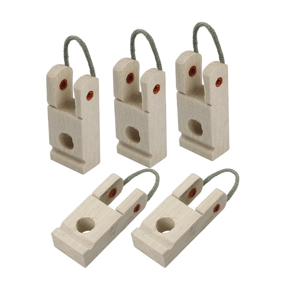 KALLORY Instruments Fittings Wooden Khaki for Piano Maintenance 10Set 1.2X0.47X0.24in