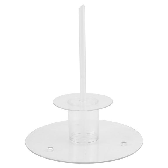 Transparent Plastic Cake Making Tools for Baking Simple Shape Base Stands 3 Layers