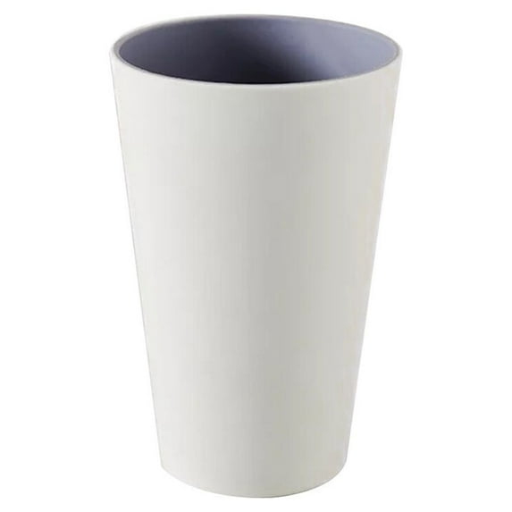 KALLORY Portable Tumbler Cup Toothbrush Cup White 1Pcs PP