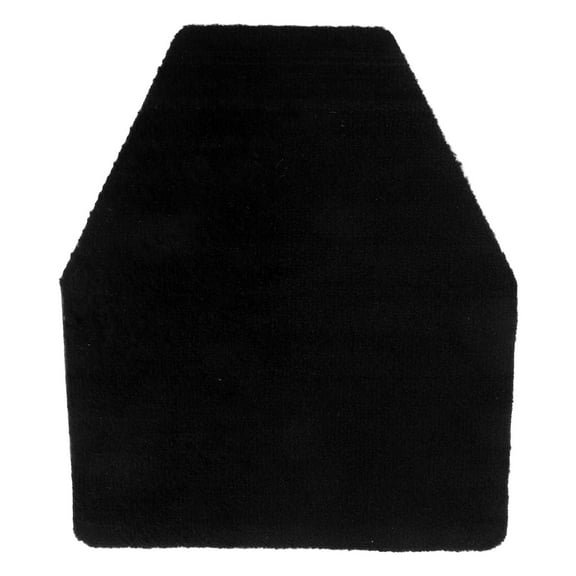 OFFIGAM Black Bathroom Urinal Mat -Resistant Floor Pad with High Water Absorption and Quick Drying
