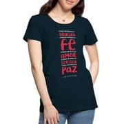 Oracion, Fe, Amor (Dark) Women's Premium T-Shirt