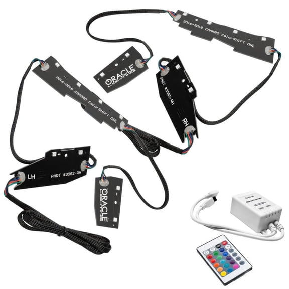 Oracle 16-18 Chevy Camaro RGB+W Headlight DRL Kit - ColorSHIFT w/ Simple Controller SEE WARRANTY