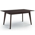thumbnail image 1 of Modway Oracle 59" Rectangle Modern MDF Wood Dining Table in Cappuccino, 1 of 6
