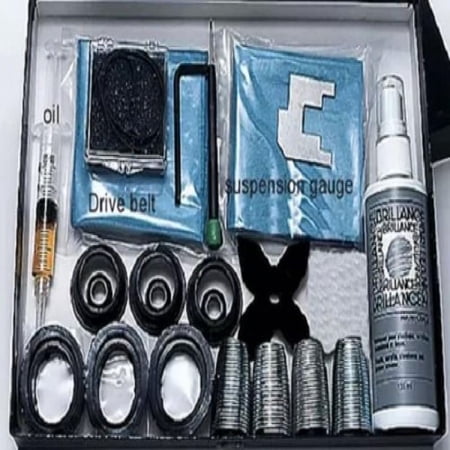 Oracle Audio Turntable Maintenance-Kit with New Suspension-Springs, Belt, Oil, Cleaner - MK