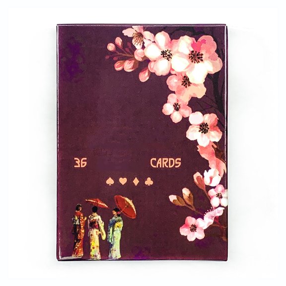 Oracle Cards Board Game 36 Cards Cherry Blossoms , Stylish & Compact, Includes Guidebook, Ideal For Divination & Party Games